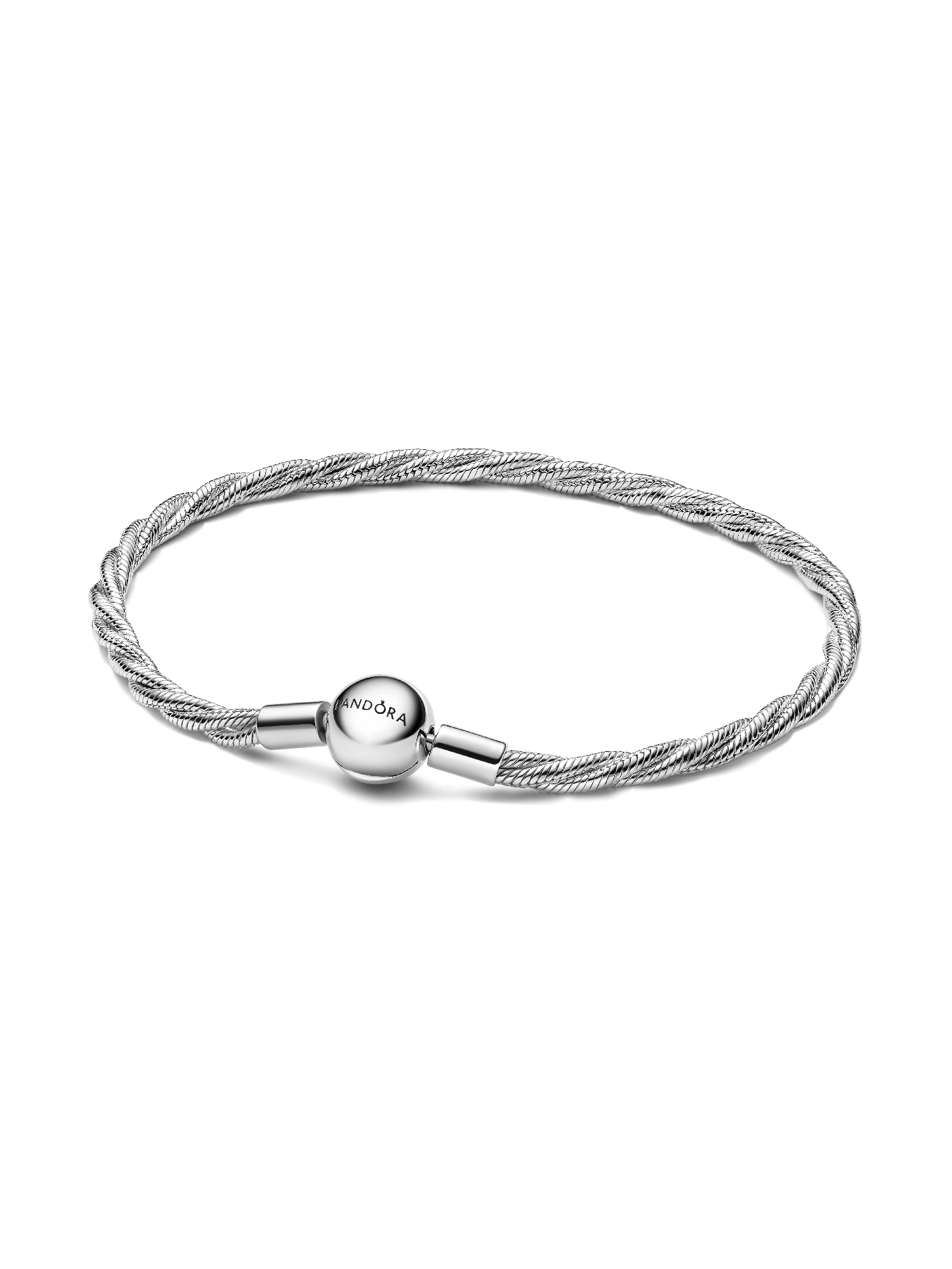Ronde Pandora Sluiting Gedraaide Snake Chain