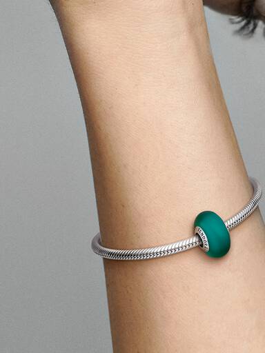 Matgroene Muranoglazen Bedel