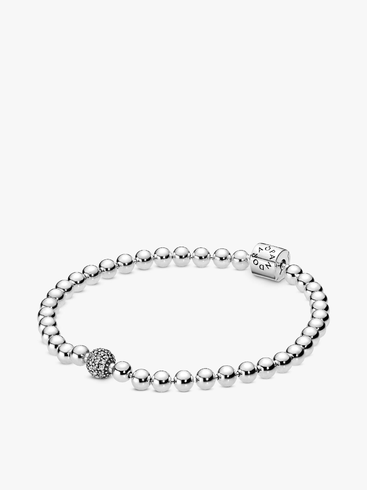 Kralen & pavé armband
