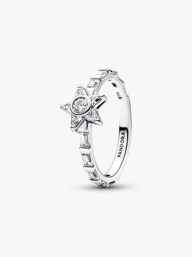 Sprankelende Stella Baguette Ring