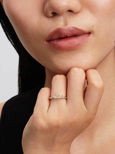 Sprankelende Herbarium Cluster Ring