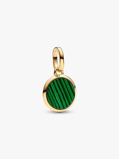 Groene Graveerbare Mini Medaillonbedel