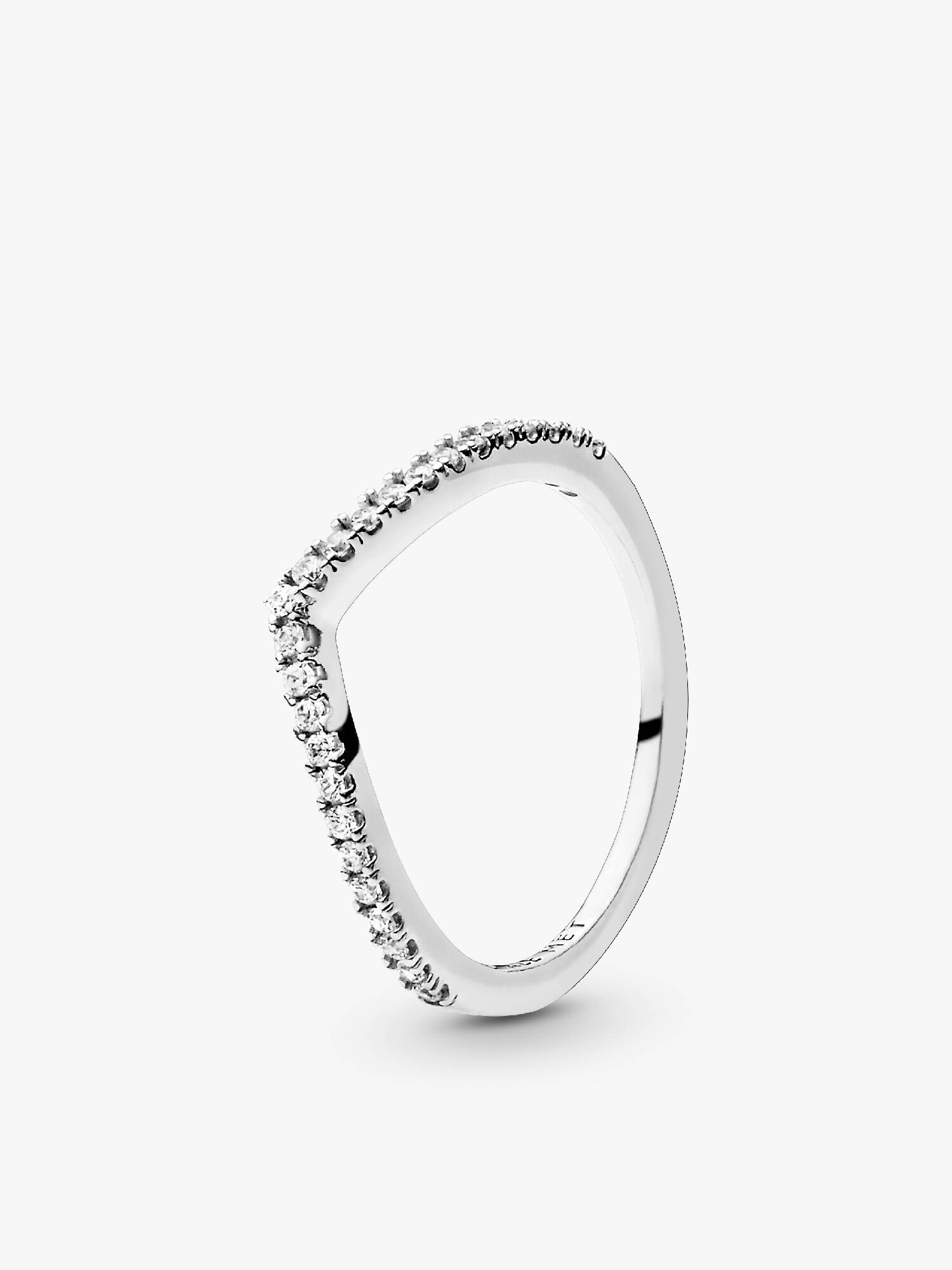 Sprankelende Wishbone Ring