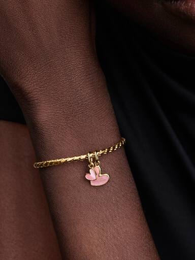 Roze Deelbare Moeder en Dochter Hangende Bedel
