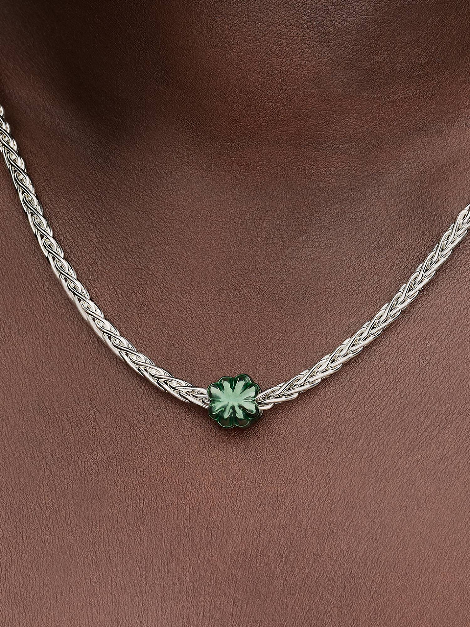 Groen Klavertje Vier Minibedel