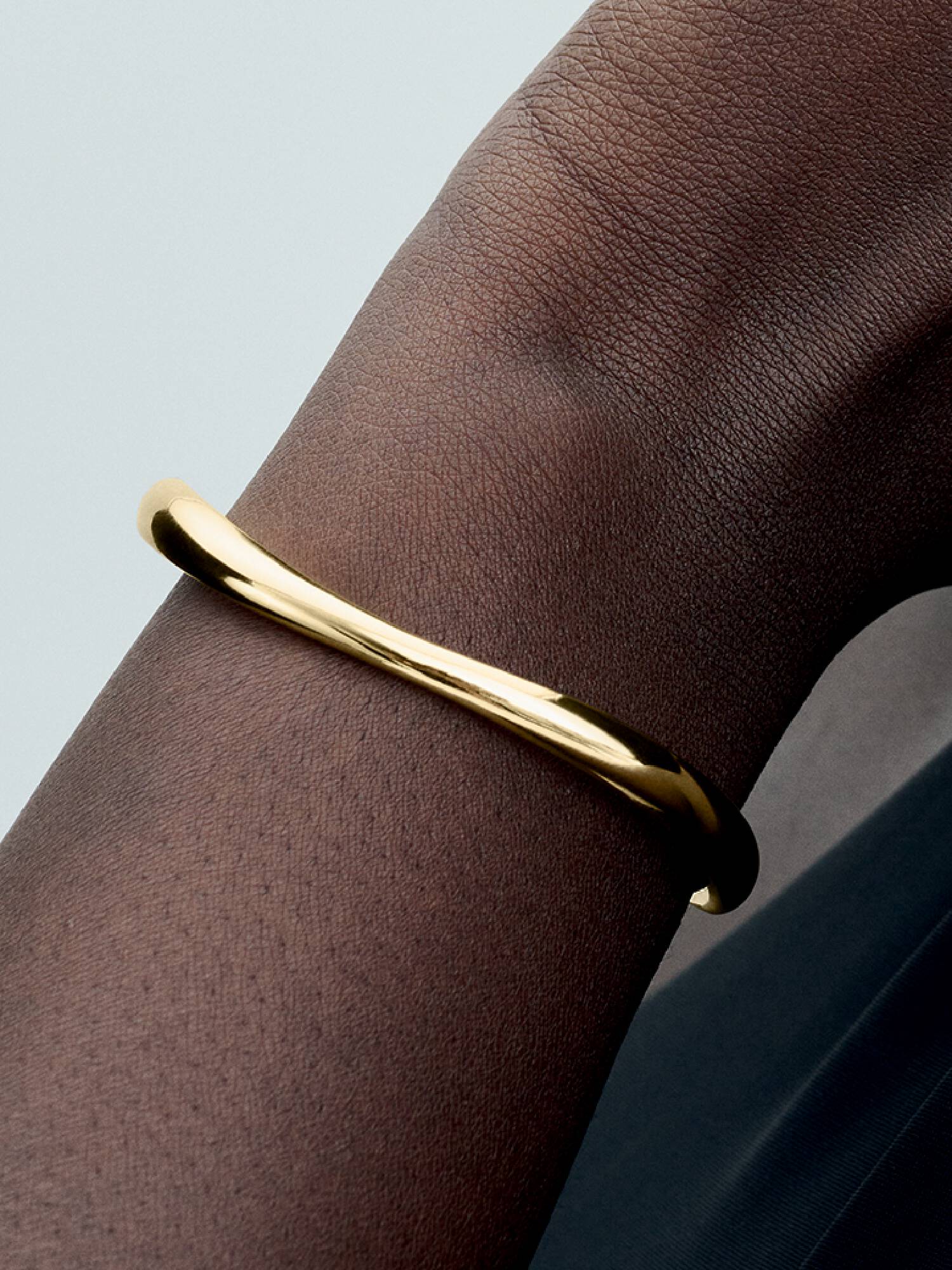 Organisch Gevormde Open Bangle