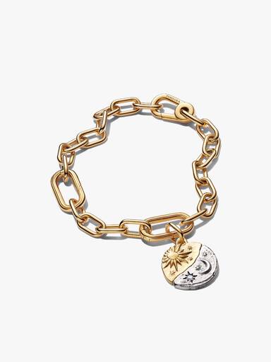 Armbandset zon & maan medaillon