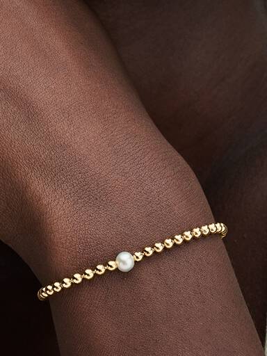 Behandelde Gecultiveerde Zoetwaterparel en Kralen Armband