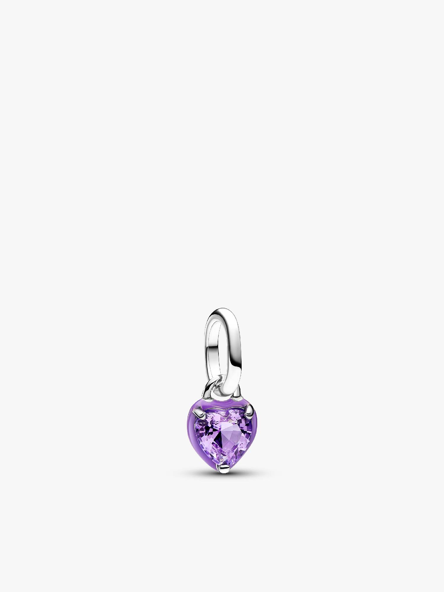 Pandora ME Paarse Chakra Hart Mini Hangende Bedel