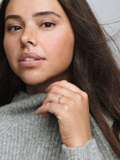 Helder Hart Solitair Ring