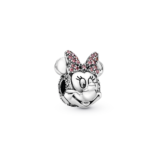 Disney Minnie Mouse Pink Pavé Bow Clip Bedel