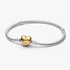 Slangenschakelarmband met hartvormige sluiting Slangenschakelarmband met hartvormige sluiting