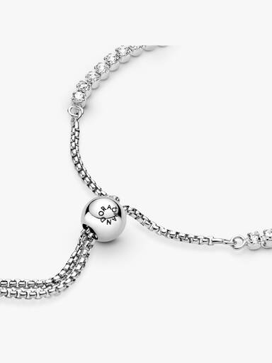 Sprankelende sliding tennisarmband