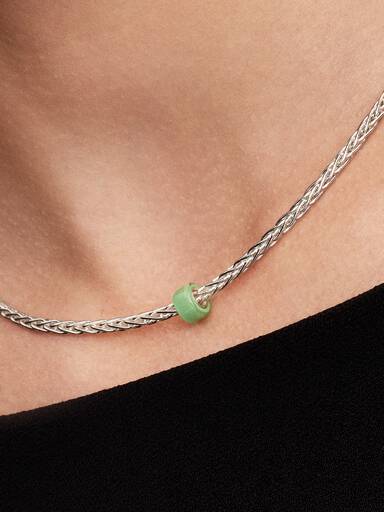 Groene Muranoglazen Minibedel