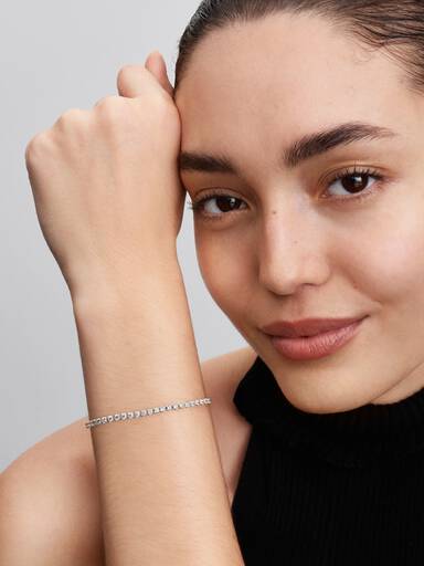 Sprankelende Tennisarmband