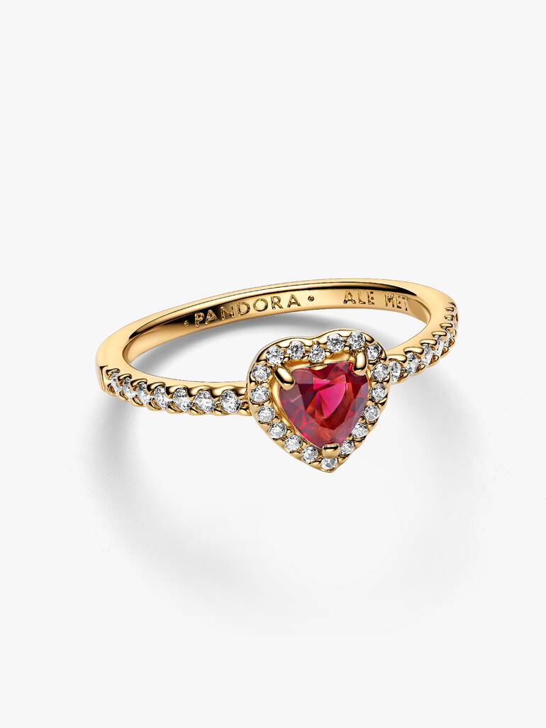 Fonkelende hart ring