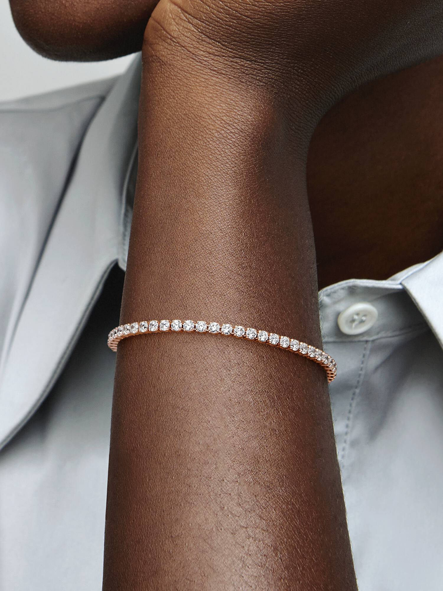 Sprankelende tennisarmband