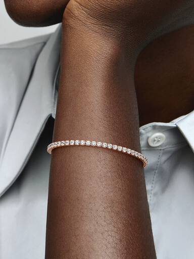 Sprankelende tennisarmband