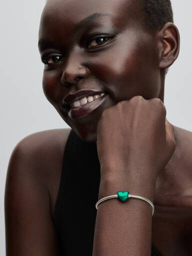 Metallic Groene Hart Bedel