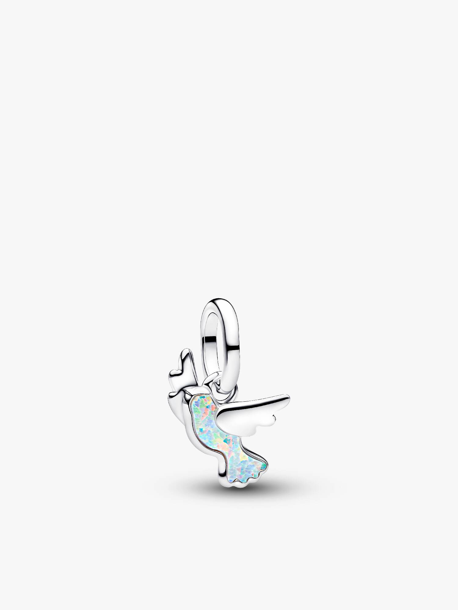 Witte Duif Mini Hangende Bedel 