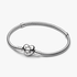 Pandora Moments Hartsluiting Armband, Platina Verguld Pandora Moments Hartsluiting Armband, Platina Verguld
