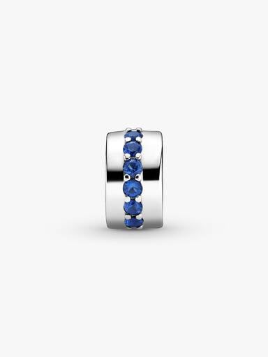 Blue Sparkle Clip Charm