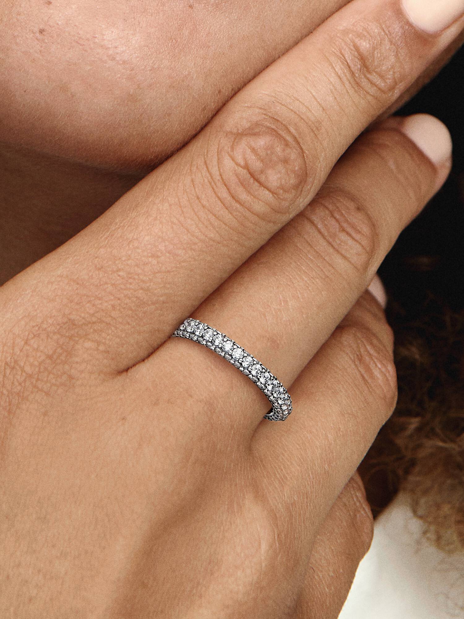 Pandora Timeless enkele rij pavé ring