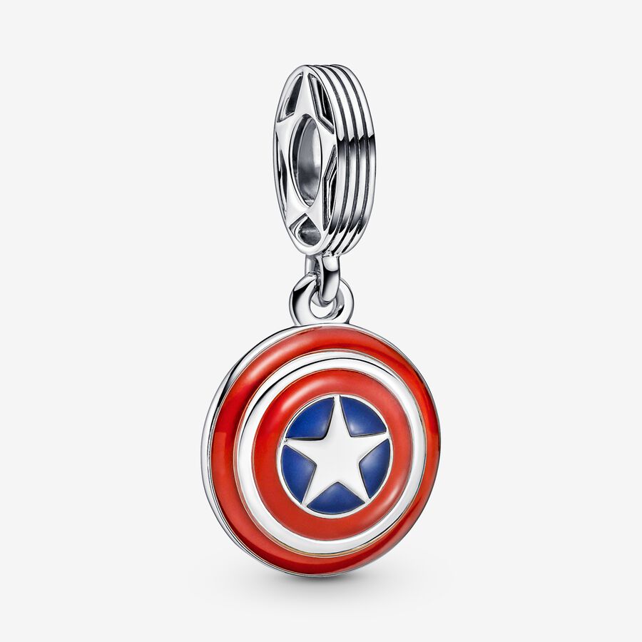 Marvel The Avengers Captain America Schild Hangende Bedel image number 0