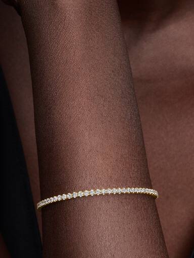 Sprankelende Tennisarmband
