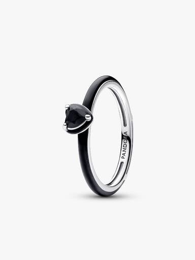 Pandora ME zwarte chakra hartring
