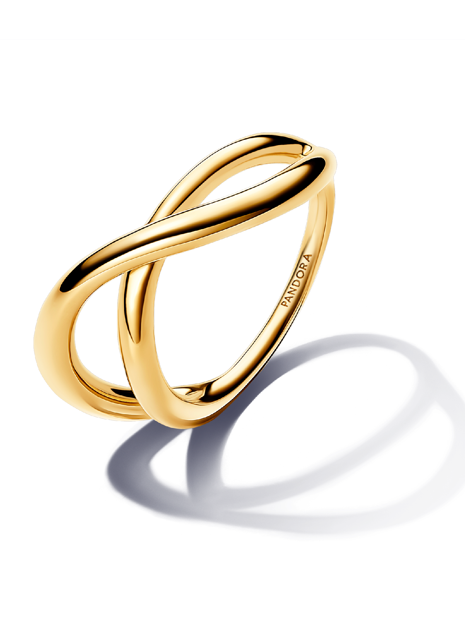 Organisch Gevormde Infinity Ring