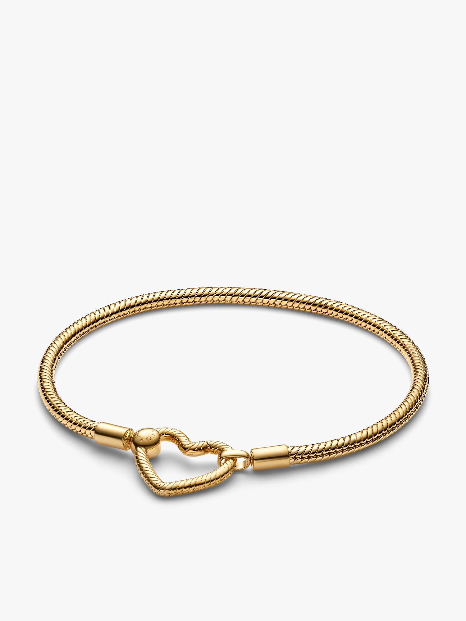 Snake Chain-armband met hartsluiting