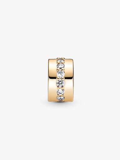 Clear Sparkling Row Clip Bedel