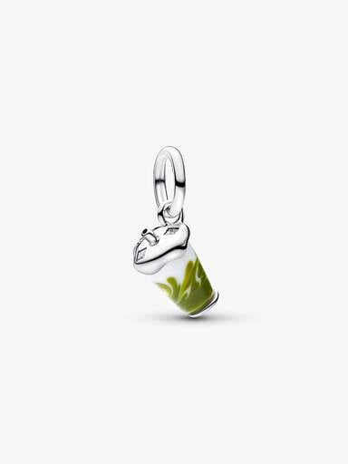 Iced Matcha Latte Muranoglas Hangende Bedel