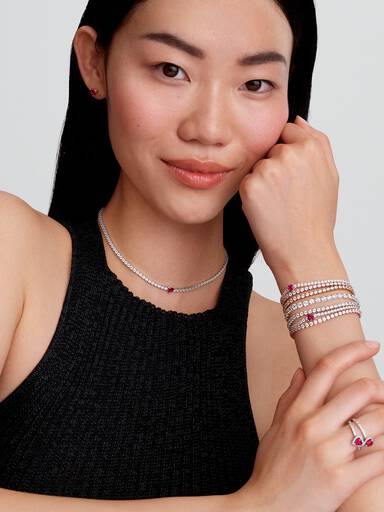 Choker met hart en halo