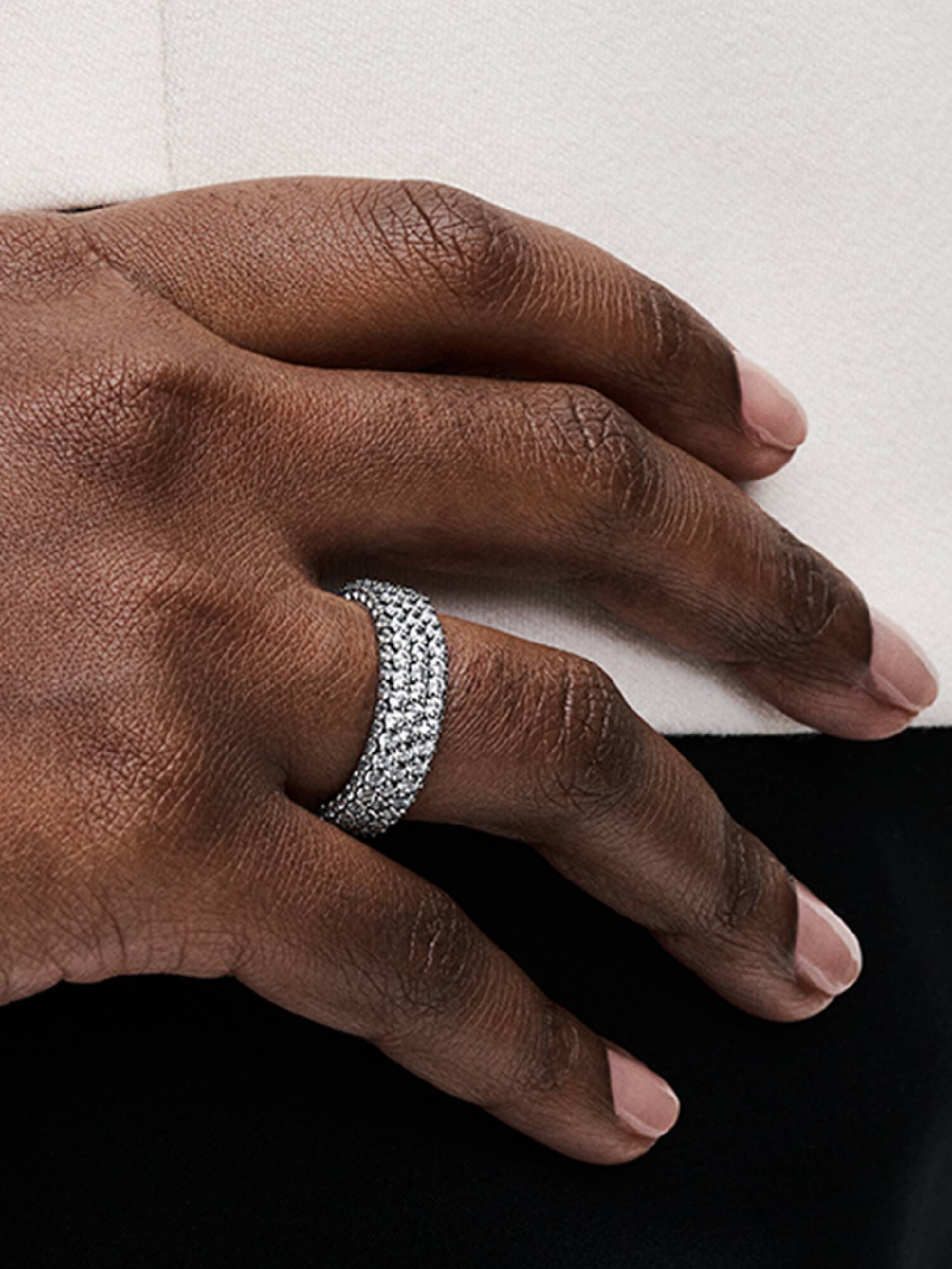 Pandora Timeless driedubbele rij pavé ring