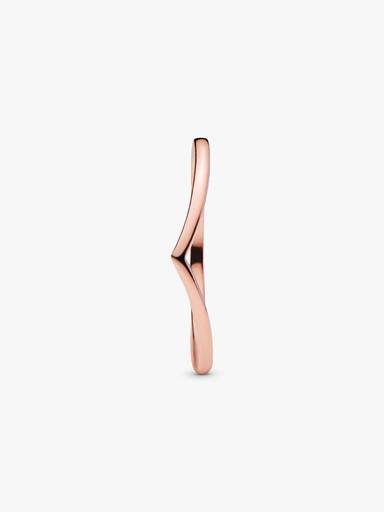 Gepolijste wishbone-ring
