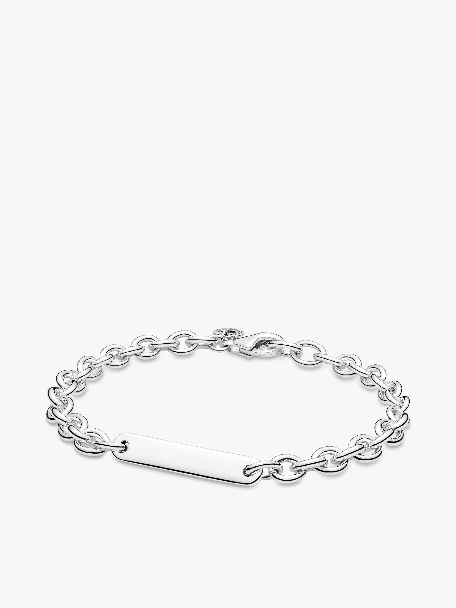 Schakelarmband met Graveerbare Balk