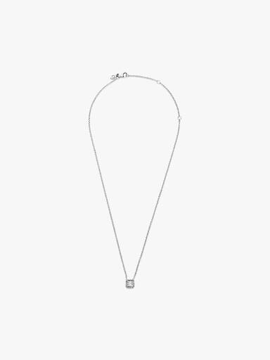 Square Sparkle Halo Ketting