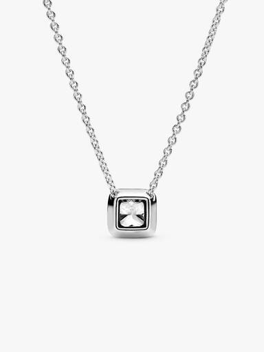 Square Sparkle Halo Ketting