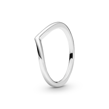 Gepolijste wishbone-ring
