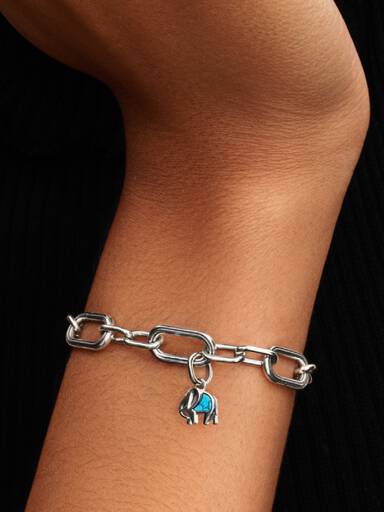 Turquoise Olifant Mini Hangende Bedel