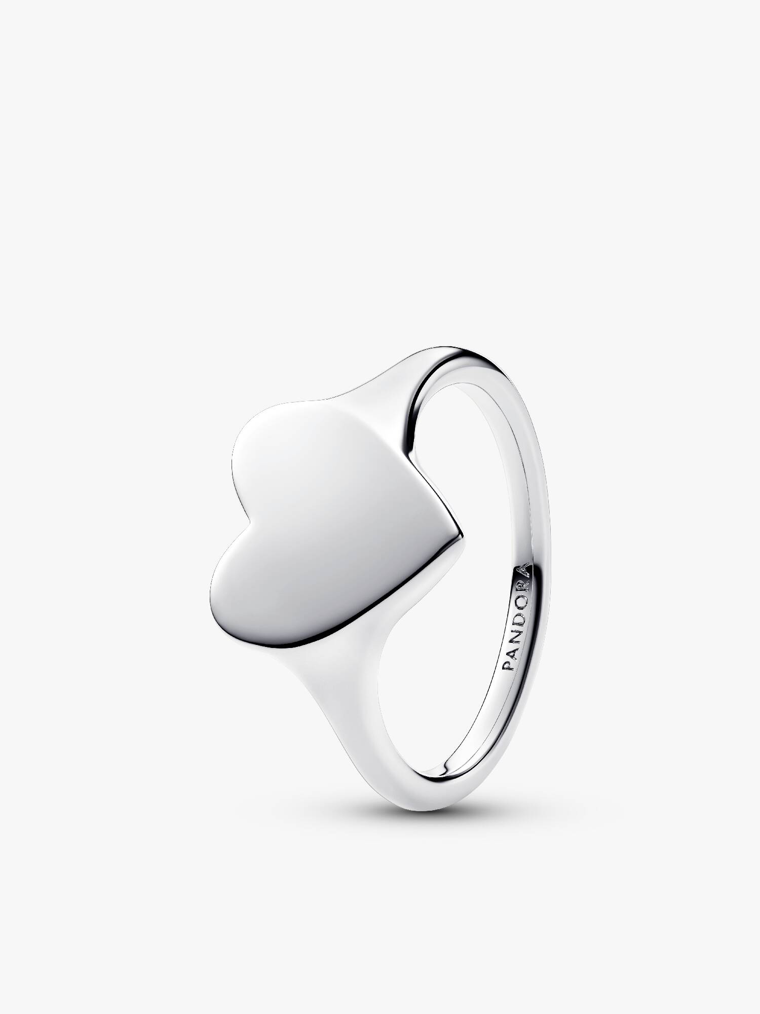 Ring graveerbaar hart