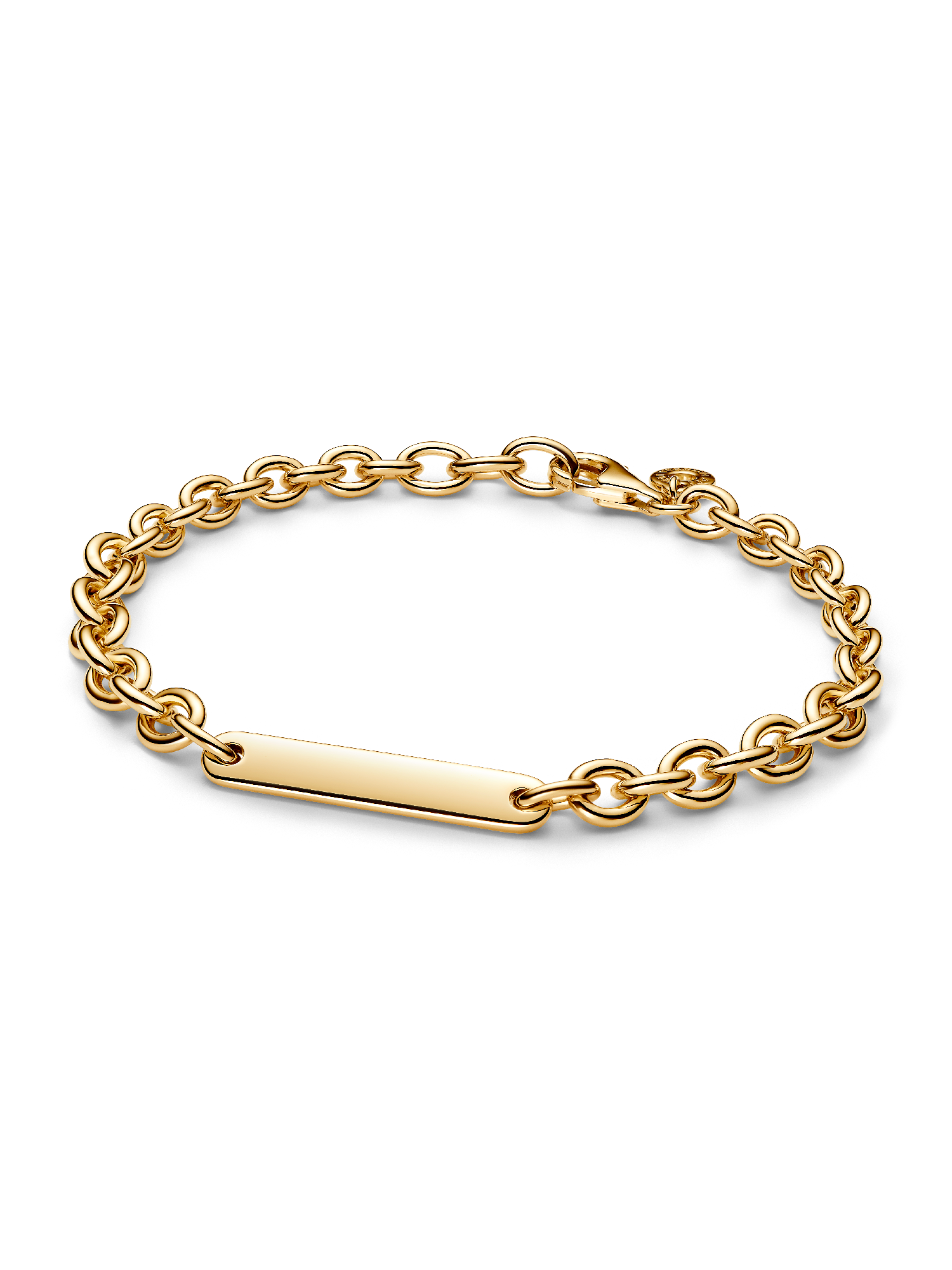 Schakelarmband met Graveerbare Balk
