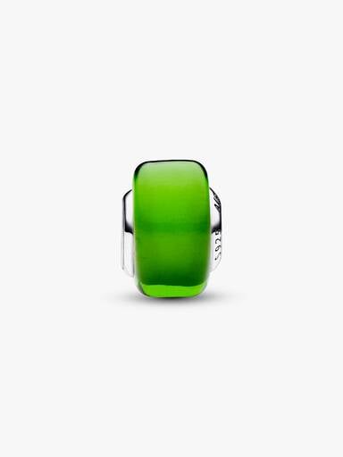 Minibedel van groen muranoglas