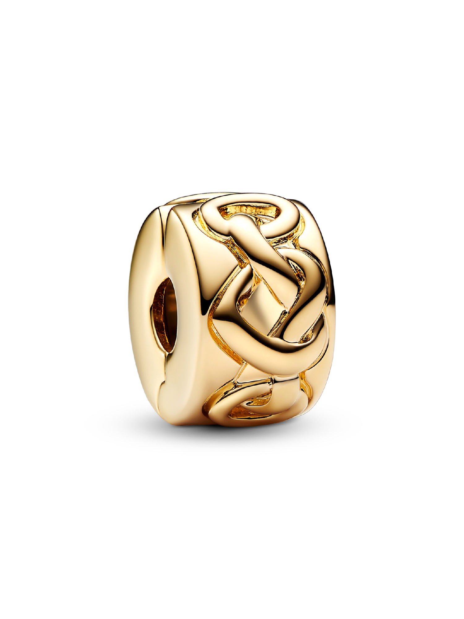 Knotted Hearts Clip Bedel