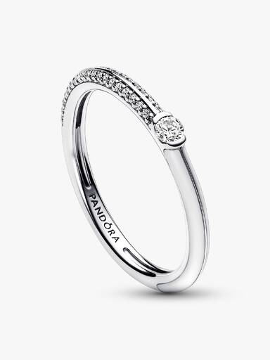 Pandora ME Pavé & Witte Dubbele Ring