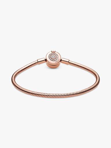 Pandora Moments Sprankelende Crown O Snake Chain Armband