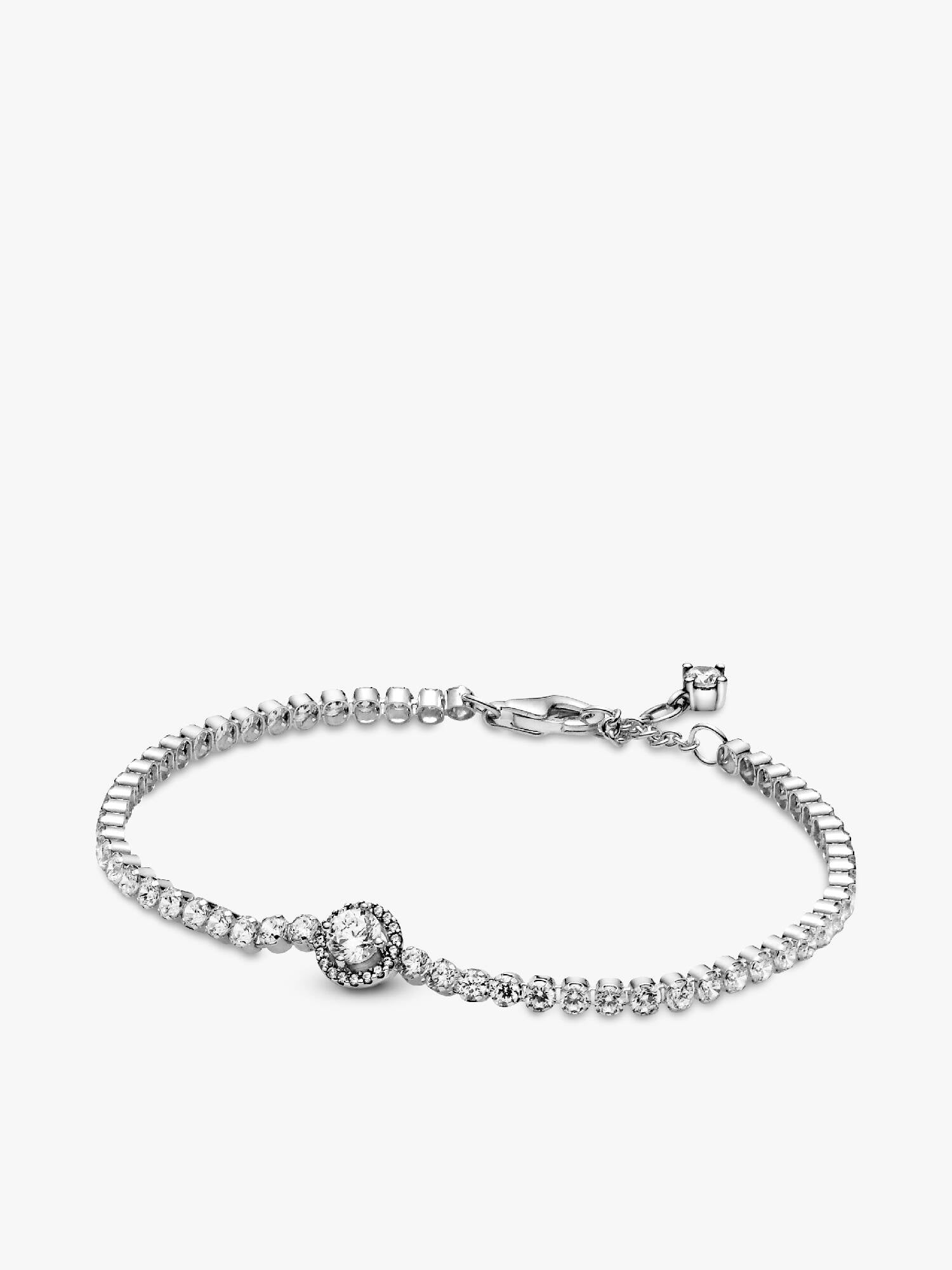 Sprankelende Halo Tennis Armband