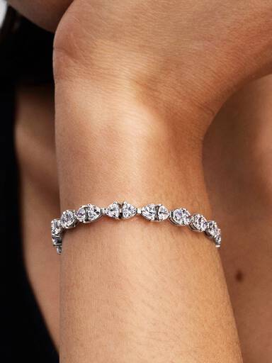 Schakelarmband met strikje